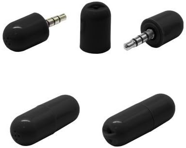 NiceButy Premium Black 3.5mm External Mini Microphone for Apple iPhone 3G 3G S 4 / iPod Touch 1st 2nd 3rd 4th Gen / iPod Classic / iPod Nano 4th 5th 6th Gen