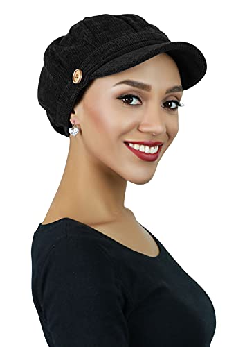 Newsboy Cap for Women Cancer Headwear Hat Ladies Head  display picture 2