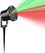 Christmas Laser Light Projector by Gideon Rotating LED Holiday Laser Projection Show Remote Control Outdoor Weather-Proof Sparkling Red and Green Landscape Decorative Lighting Great for House Parties