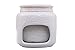 White Mason Jars Ceramic Sponge Holder for Kitchen Sink Organizer - Mason Jar Decor Farmhouse - Sink Caddy Sponge Holder with Non Scratch Scrubber - Home & Kitchen Decor for Soap Dish Scrubber Holder