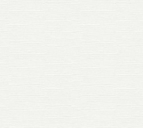 A.S. Création Papier peint texturé blanc 392771 – intissé recouvrable pour 26,5 m² – de haute qualité avec petits motifs
