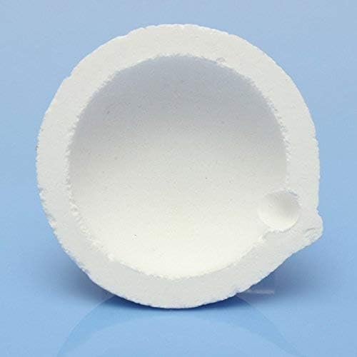 Quartz Silica Melting Crucible Pot for Gold Silver Platinum Refine Capacity 150g
