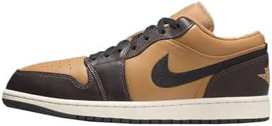 Amazon.com | Nike Air Jordan 1 Low SE - Hemp / Metallic Gold