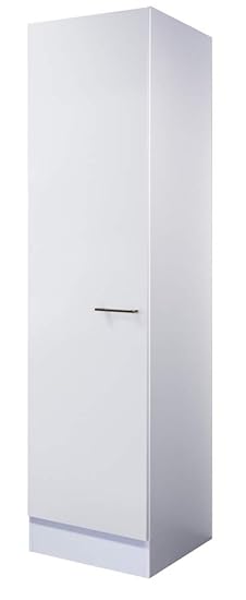 Flex Well Vorratsschrank Nawa weiß 200 cm hoch 50 cm breit