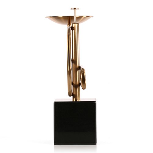image for Tooarts Cornet Candlestick --High Music Element Marble Base Candleligh