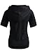 CLOVERY Women's Basic Hoodie Pocket Short Sleeve Hoodies