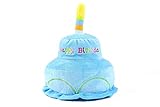 Midlee 2 Layer Birthday Cake Dog Toy by (Blue)