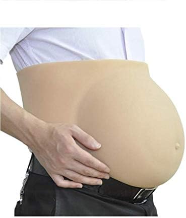シリコン偽の妊娠中の腹ドレスアップベルクロビール腹妊娠中の女性