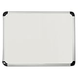 Porcelain Magnetic Dry Erase Whiteboard, 4' H x 6' W