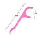 Tentop Super elastic dental floss rods floss between tooth brush with 25 bags(Pack of 10)
