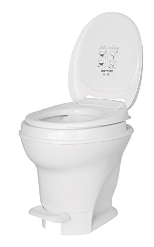 Aqua-Magic V RV Toilet Pedal Flush / High Profile / White - Thetford 31671