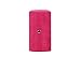 Bundle Monster 3 Tier Compartment Mini Velvet Travel Roll Up Jewelry Box Case Organizer Holder with Snap Closure - ULTRA PINK