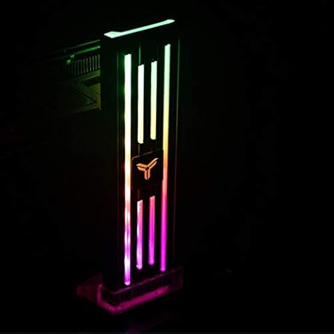 Monland VC-4 ARGB Image Card GPU Brace Stand Holder con 5V 3Pin ARGB Controller para Todas Las Placas Base de Chasis