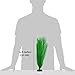 SunGrow Aquarium Plants, Decorative Silk Fiber, Plastic Faux Feather Grass, Gives Shade and Beautiful Environment to Aquatic Animals, Perfect for both Saltwater and Freshwater Tanks, 3 Pcs per packthumb 2