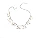 Edtoy Women Pendant Choker Chains Natural Shell Necklace (Beige)