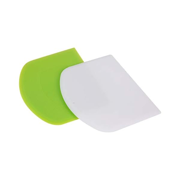 Arnech-2-Pcs-Dough-Scraper-Plastic-Pastry-Bread-Dough-Cutter-Scrapers-Smoother-Shape-Spatulas-for-Bread-Bakeware-for-Baking-GreenWhite Arnech 2 Pcs Dough Scraper Plastic Pastry Bread Dough Cutter Scrapers Smoother Shape Spatulas for Bread Bakeware for…