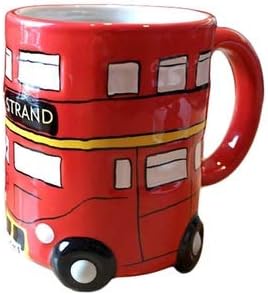 NOROC Ceramic London Bus 3D Mug (Red)