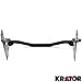 Krator Black Spot Light Passing Lamp Mount Bar Bracket Compatible with 1994-2013 Harley Davidson Electra Glide