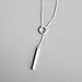 925 Sterling Silver Long Lariat Necklace For Women, Drop Bar Y Chain Necklace, 30'' Looped Y Necklace