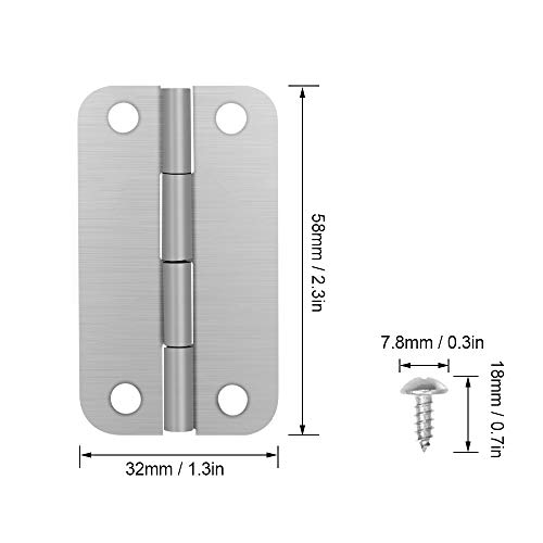Picowe 3Pack Cooler Hinges for Igloo Ice Chests, Cooler Stainless Steel Hinges Replacement Set with Screws