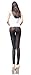 LinvMe Women's Sexy See Through Sheer Tight Pants Nylon Legging S Black