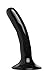 Strap U Slim Strap-On Harness Dildo, Black
