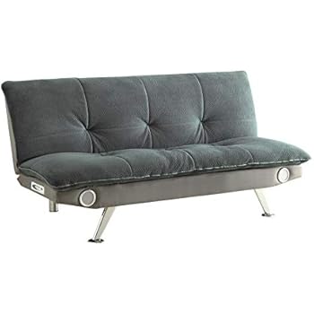 Sofa Bed With Built In Bluetooth Speakers Grey