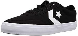 Image of Converse COURTLANDT Low TOP Sneaker, Black/White/Black, 8 M US