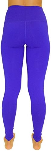 Yisqzjzj High Waist Power Flex Legging - Tummy Control Reflexive BlueX-Small
