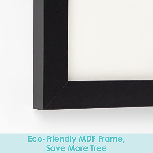 Frametory, 12x12 Picture Frame with 8x8 Mat, Gallery Photo Frame Glass