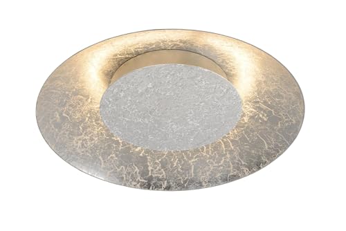 Lucide FOSKAL - Flush Ceiling Light - Ø 34,5 cm - LED - 1x12W 2700K - Silver — image 1