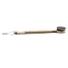 Mikobox Super Soft Charcoal Synthetic Fiber Bristles Bath Shower Massage Brush Long Bamboo Handle MB-12