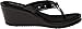 Skechers Women's Rumblers-Cat's Eye Flip Flop, Black, 8 M US