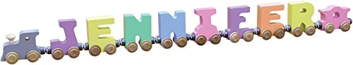 8 Letter Pastel NameTrain - Made in USA