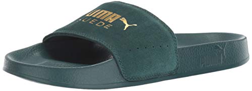 PUMA Men's Leadcat Slide Sandal, Ponderosa Pine, 4