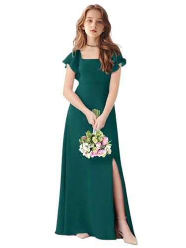 TAISHAN Junior Bridesmaid Dress for Wedding Ruffle