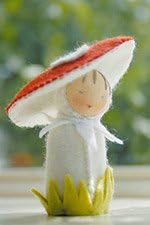 Toadstool Doll Four Seasons Doll Kit by De Witte Engel