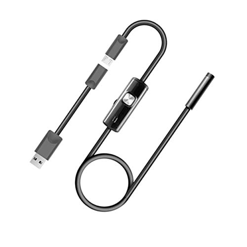 Lorenlli 7Mm Endoskopkamera Flexibel Ip67 Wasserdichte Inspektion Endoskopkamera Für Android PC Notebook 6Leds… – Bild 7