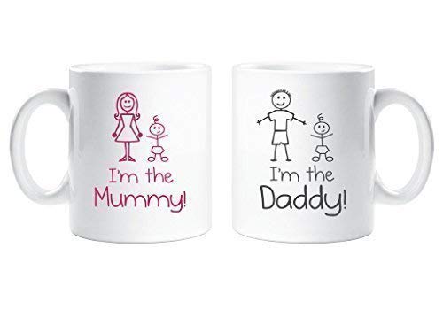 I'm The Mummy, I'm The Daddy Mug Set