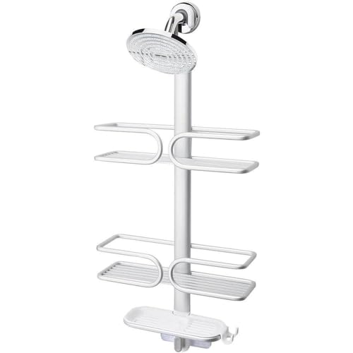 OXO Good Grips 3-Tier Aluminum Shower Caddy, Bathroom Organization