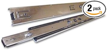 Knape Vogt Kv8407 B16 16 In Full Extension Slide With Shelf Tabs