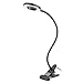 LED Adjustable Desk Lamp 12W by Topbest 3 Mode/2 Level Cold/ Warm Dimmable Clip Lights | 360° Flexible Gooseneck for Learning, Reading, Working