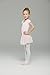 JEE.MDNMD.OO Girls' Flutter Sleeve Skirted Leotard Ballet Pink