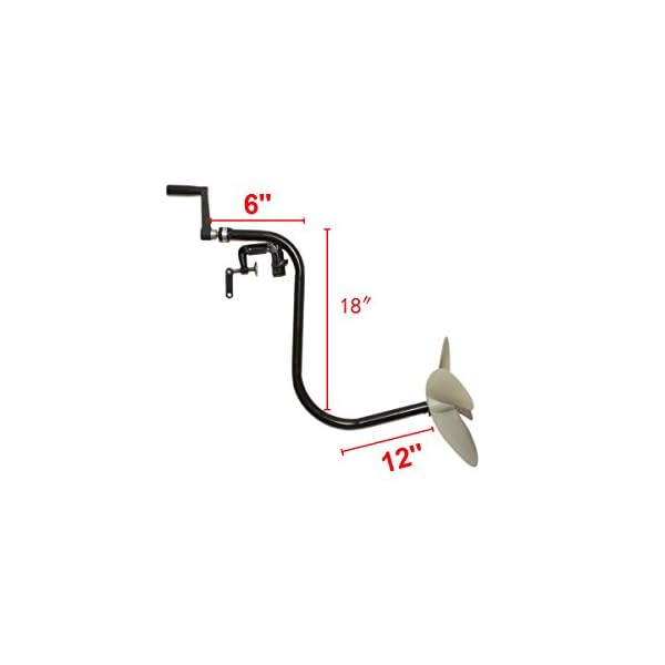 BRIS HAND OPERATED OUTBOARD MOTOR SMALL LIGHT INFLATABLE PONTOON BOAT