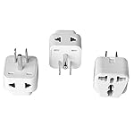 US-Plug-Adapter-Unidapt-EU-Europe-to-USA-American-Travel-Power-Plug-Adapter-Dual-Inputs-Safe-Grounded-Outlet-European-to-USA-Canada-Universal-Socket-Pack-of-3