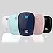 FD i220 Mini Wireless Mouse, 2.4G Cute Slim Optical Travel Mouse with Nano Receiver and Battery for Small Hand, Kid, Girls, Compatible for Notebook, Computer, PC, Laptop, and Chromebook (Pink)