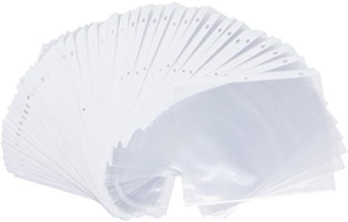 Super Clear Standard 100 Sheet Protectors 3 Hole Pre Punch with Bonus 10 Pendaflex File Folders
