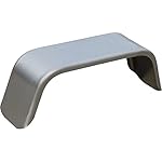 Tow Zone 44923 Silver 10"x 36" x19.25" Jeep-Style Single Steel Fender (Fits Single 13in.-15in. Tires),1 Pack