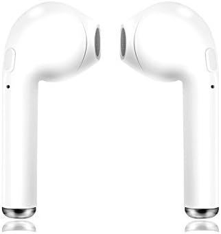 Bluetooth Headphones, Wireless Earbuds, Mini In-Ear Headsets Sports Earphones with 2 True with Mic for iPhone X/8/8 Plus 7/7 Plus 6/6s Plus Android, Samsung Smartphones (2PCS - White)