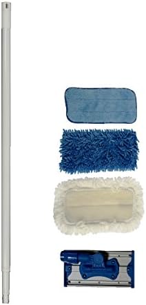 Starfiber Pro Microfiber Mop ScrubbyDoo 6 piece kit Compact Mop 10"